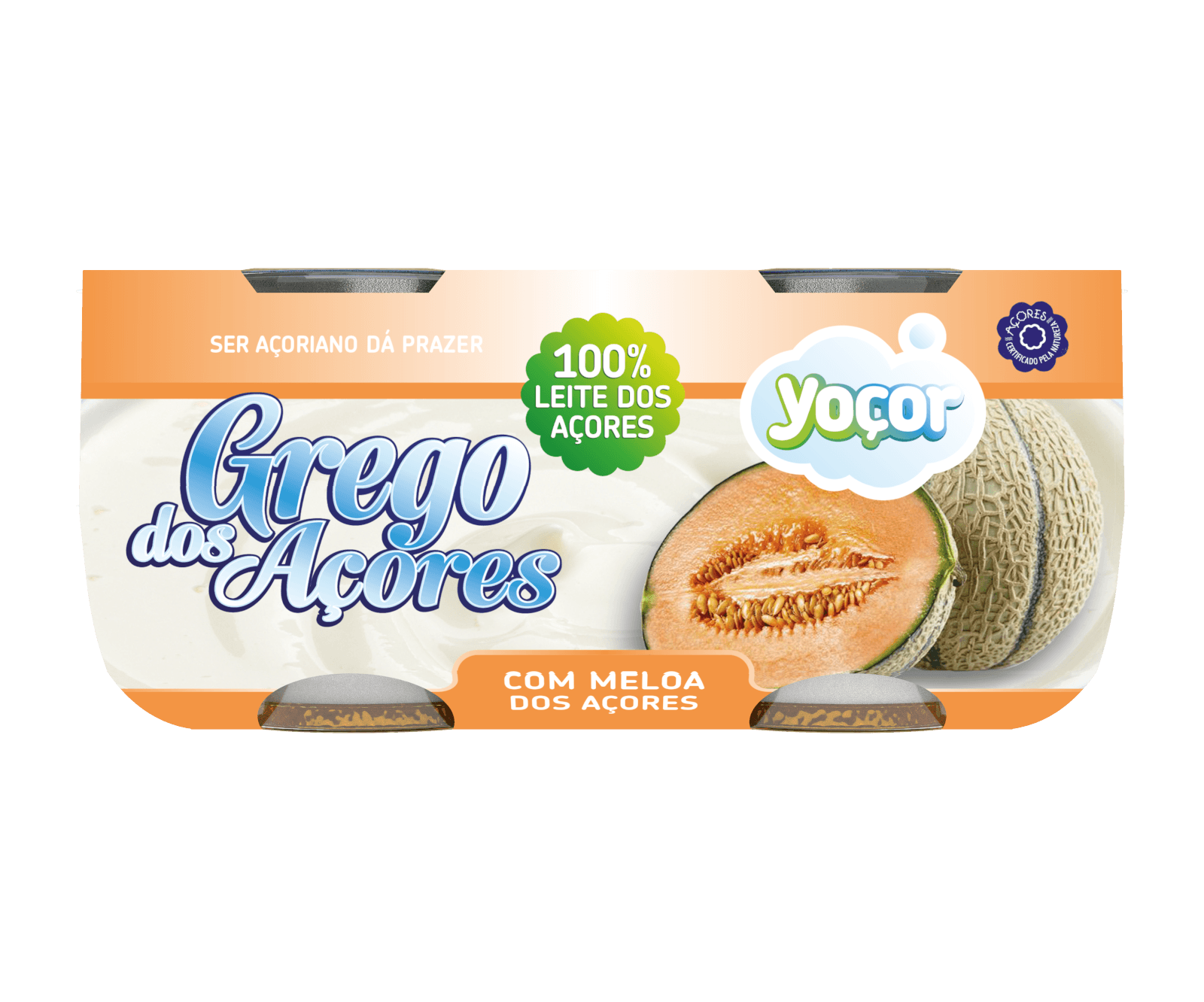 Iogurte Grego dos Açores com Meloa  4x115 gr