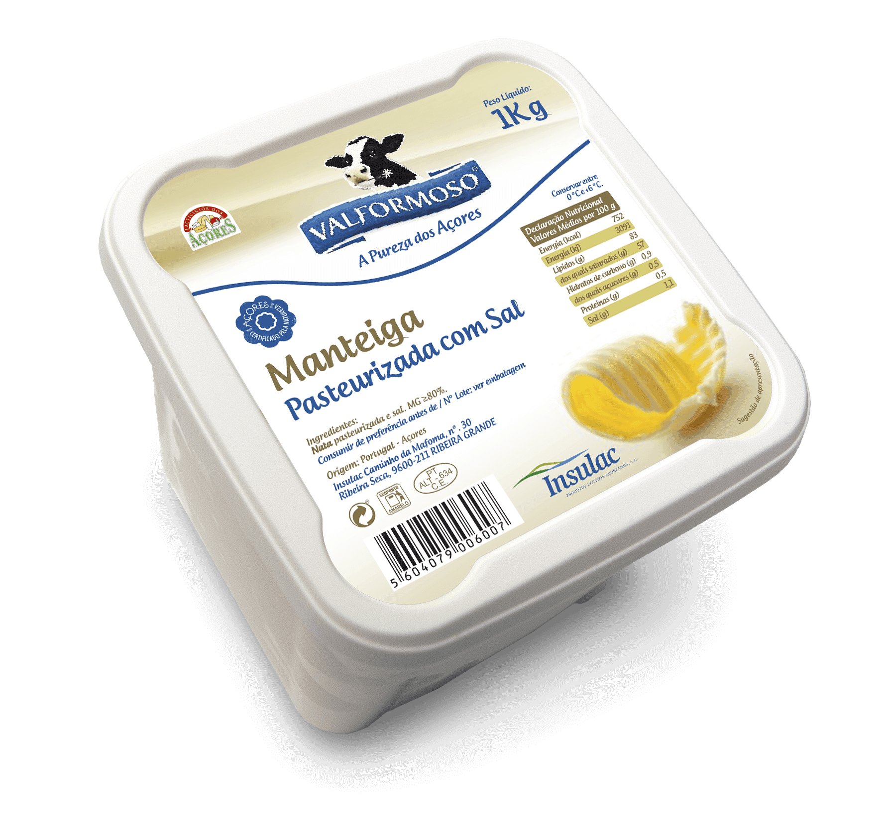 Manteiga Valformoso 1 Kg