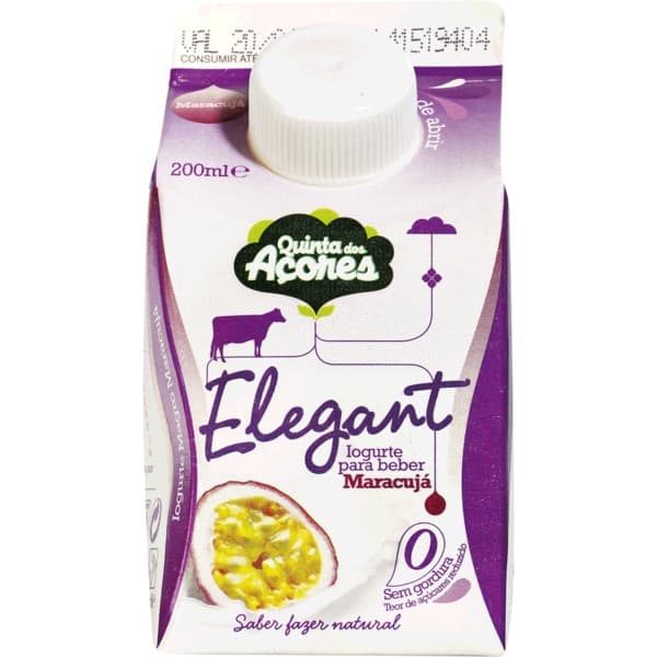 Iogurte Líquido Elegant Maracujá 200ml
