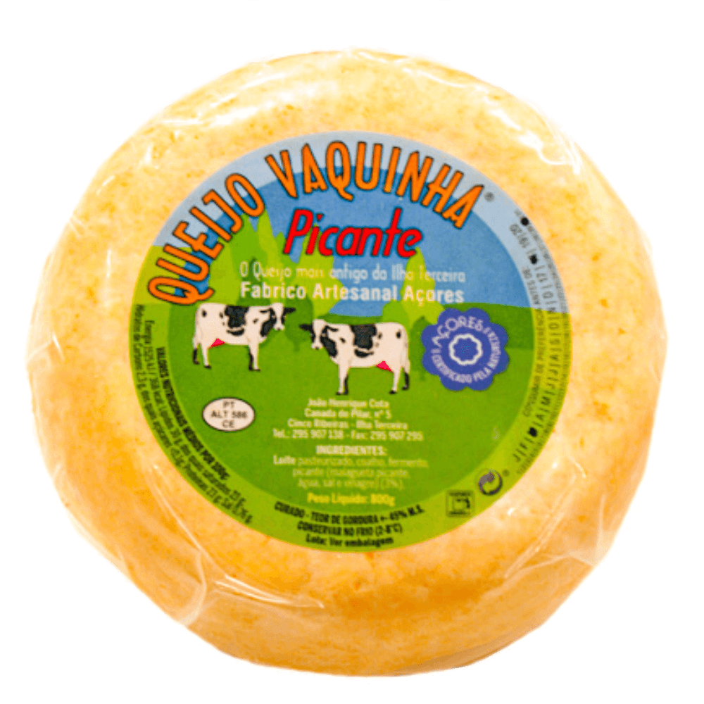 Queijo Vaquinha Artesanal Picante 800 gr